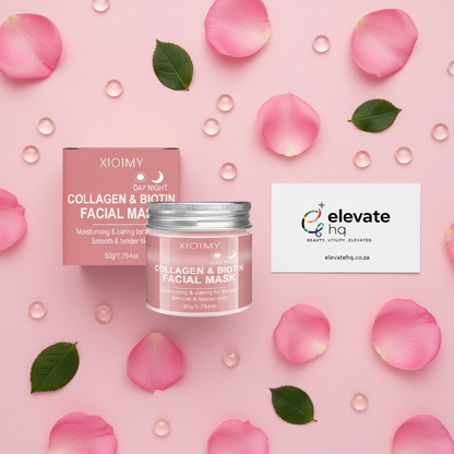 ElevateHQ Collagen Flat Lay Business Card