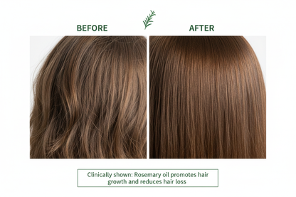 Rosemary Oil Hair Before & After